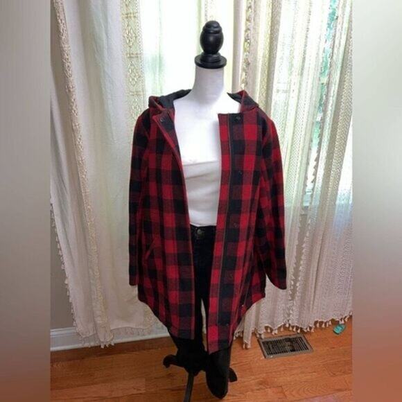 Vintage Levi's Shacket -‎ Oversized Plaid Jacket - Vintage Buffalo Check Jacket - Picture 2 of 6